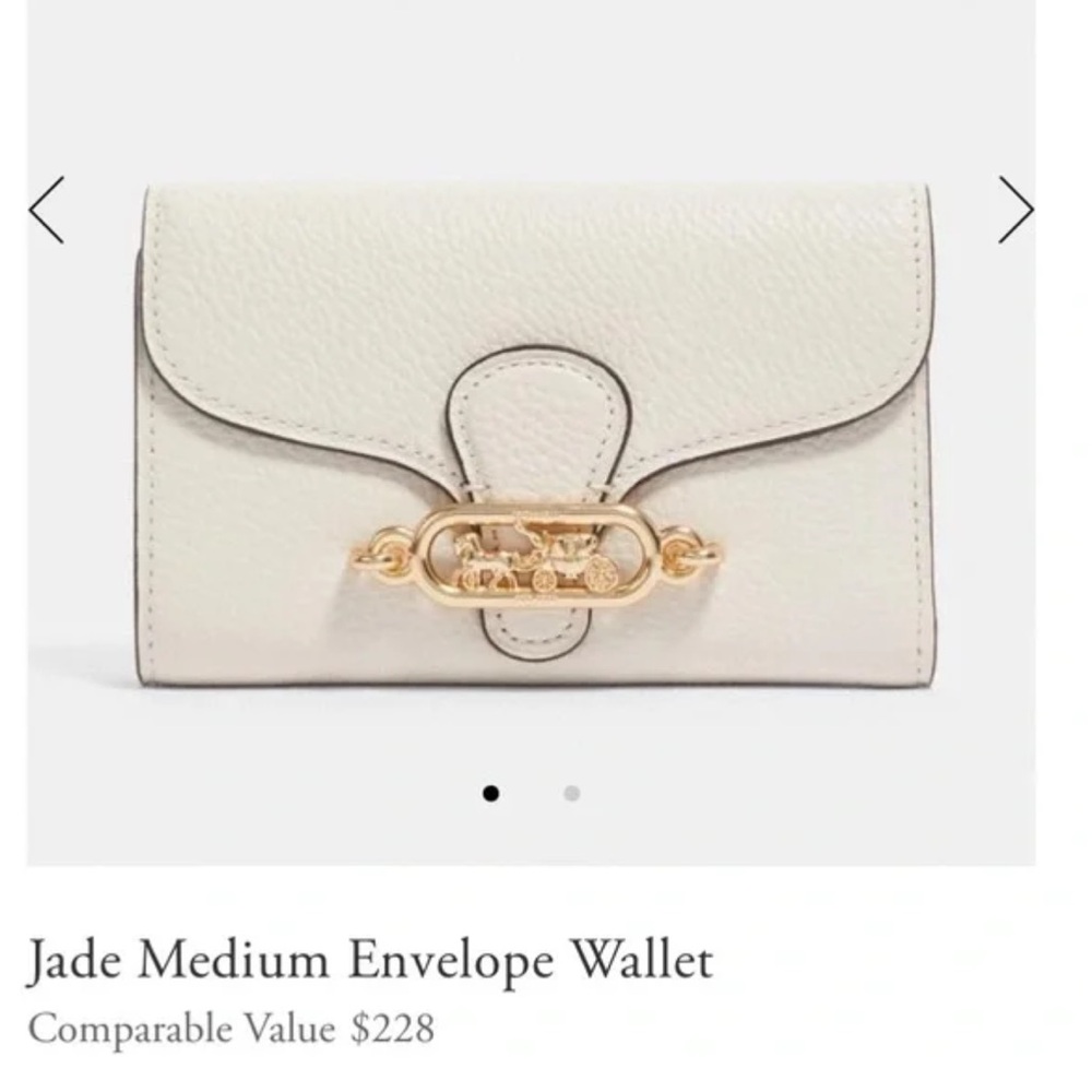 NWT Coach Jade Envelope Wallet - Picture 11 of 12